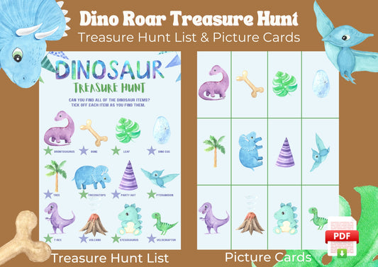 Dino Roar Treasure Hunt - Digital Download