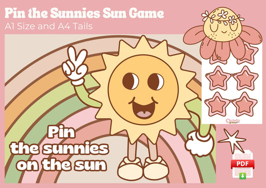 Sunshine Journey - Pin the Sunnies on the Sun - Digital Download