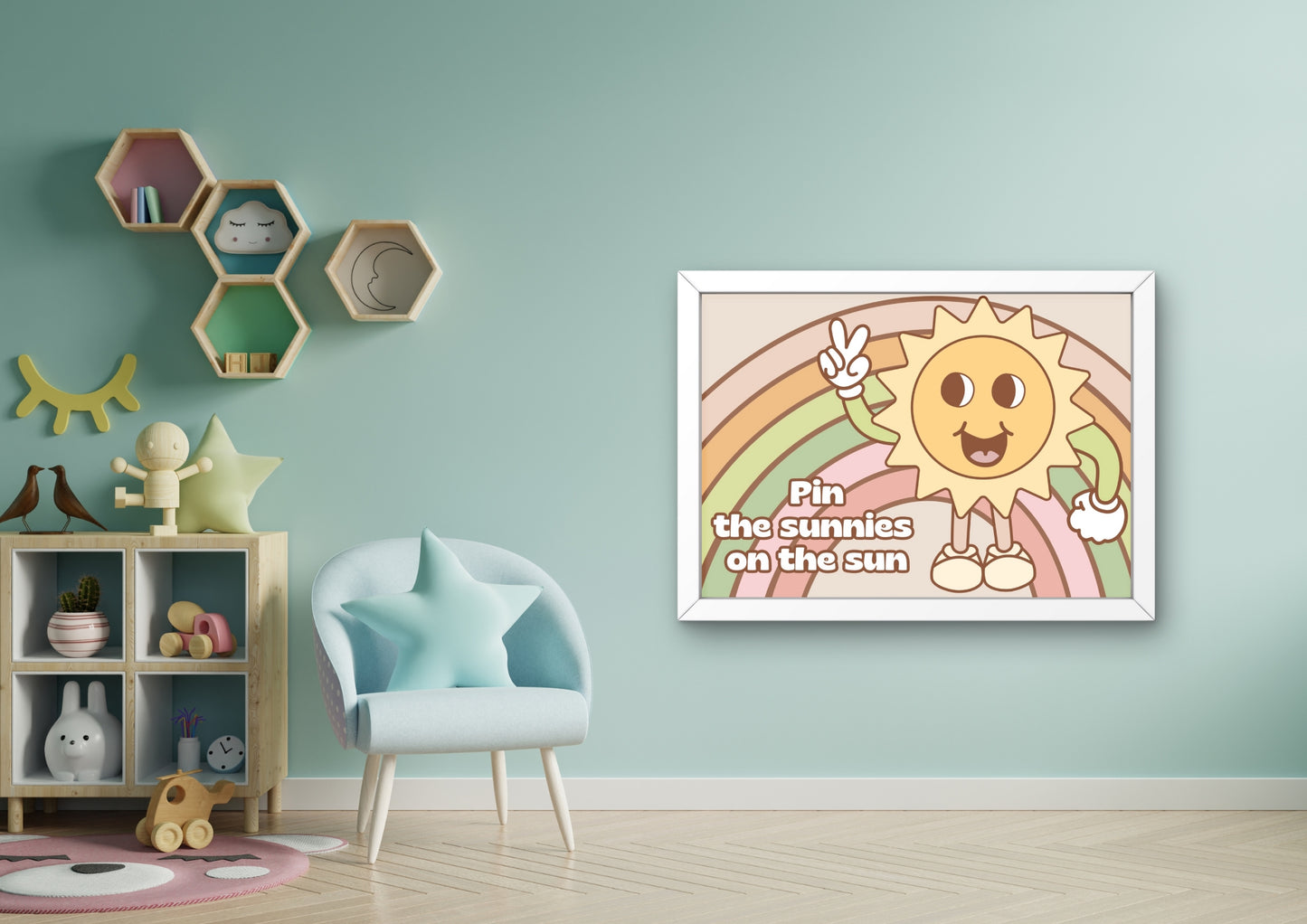 Sunshine Journey - Pin the Sunnies on the Sun - Digital Download