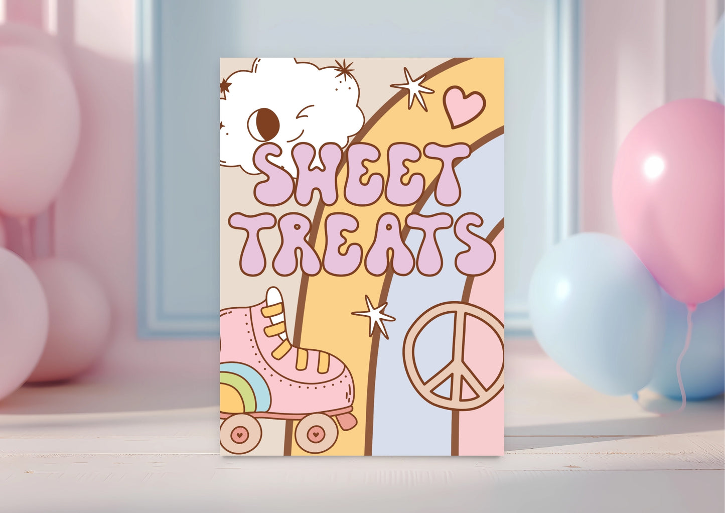 Sunshine Journey - Sweet Treats Sign - Digital Download