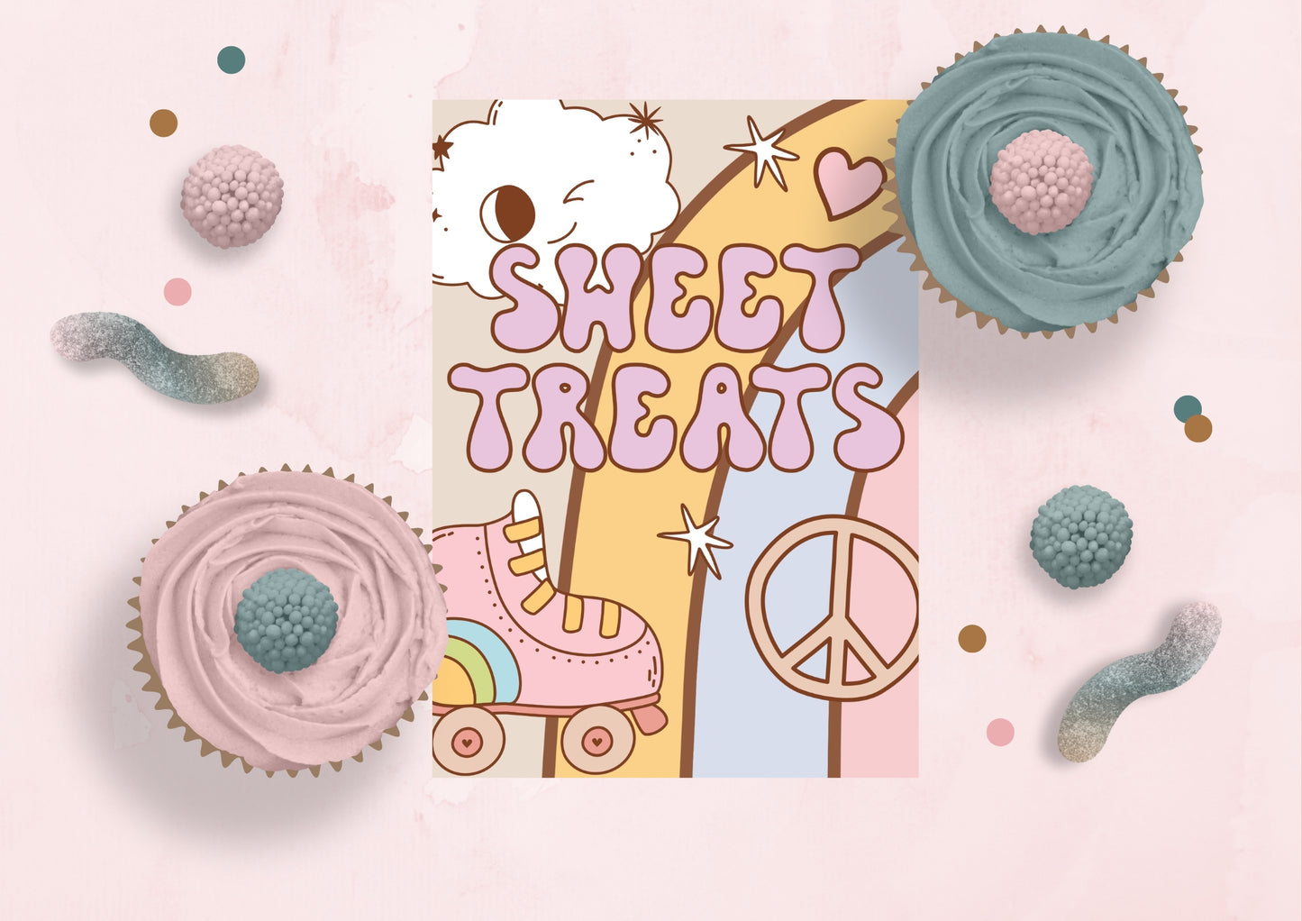 Sunshine Journey - Sweet Treats Sign - Digital Download