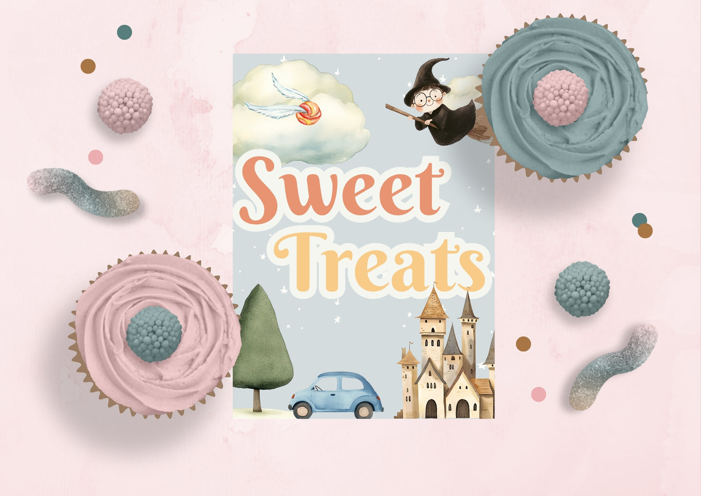 Spellbound Sorcery - Sweet Treats Sign - Digital Download