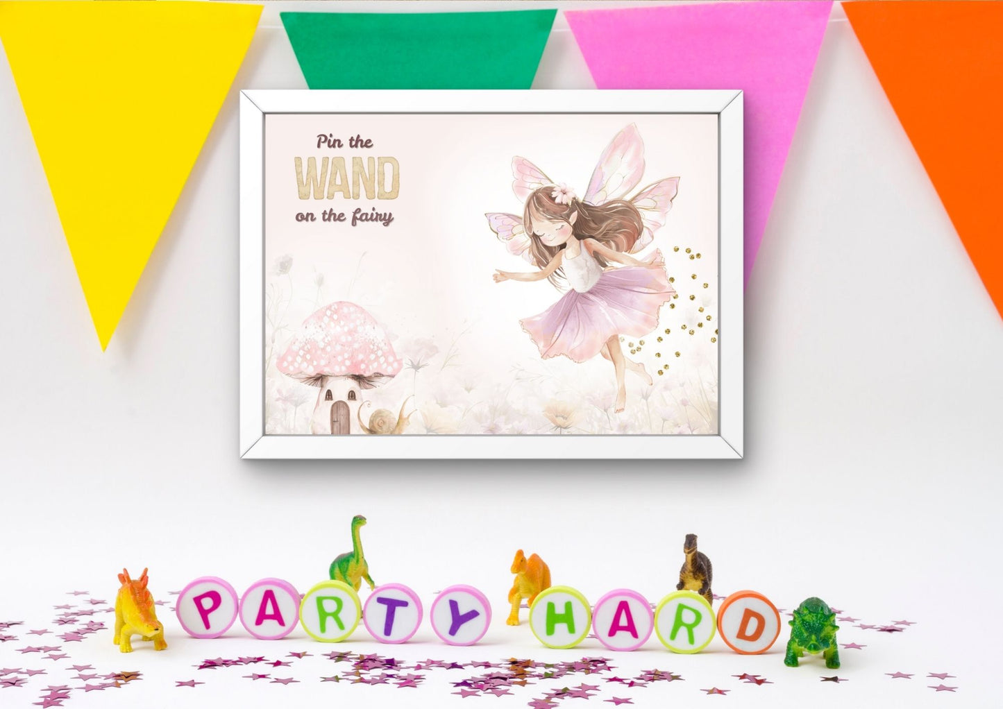 Enchanted Woods - Pin the Wand on the Fairy - Digital Download