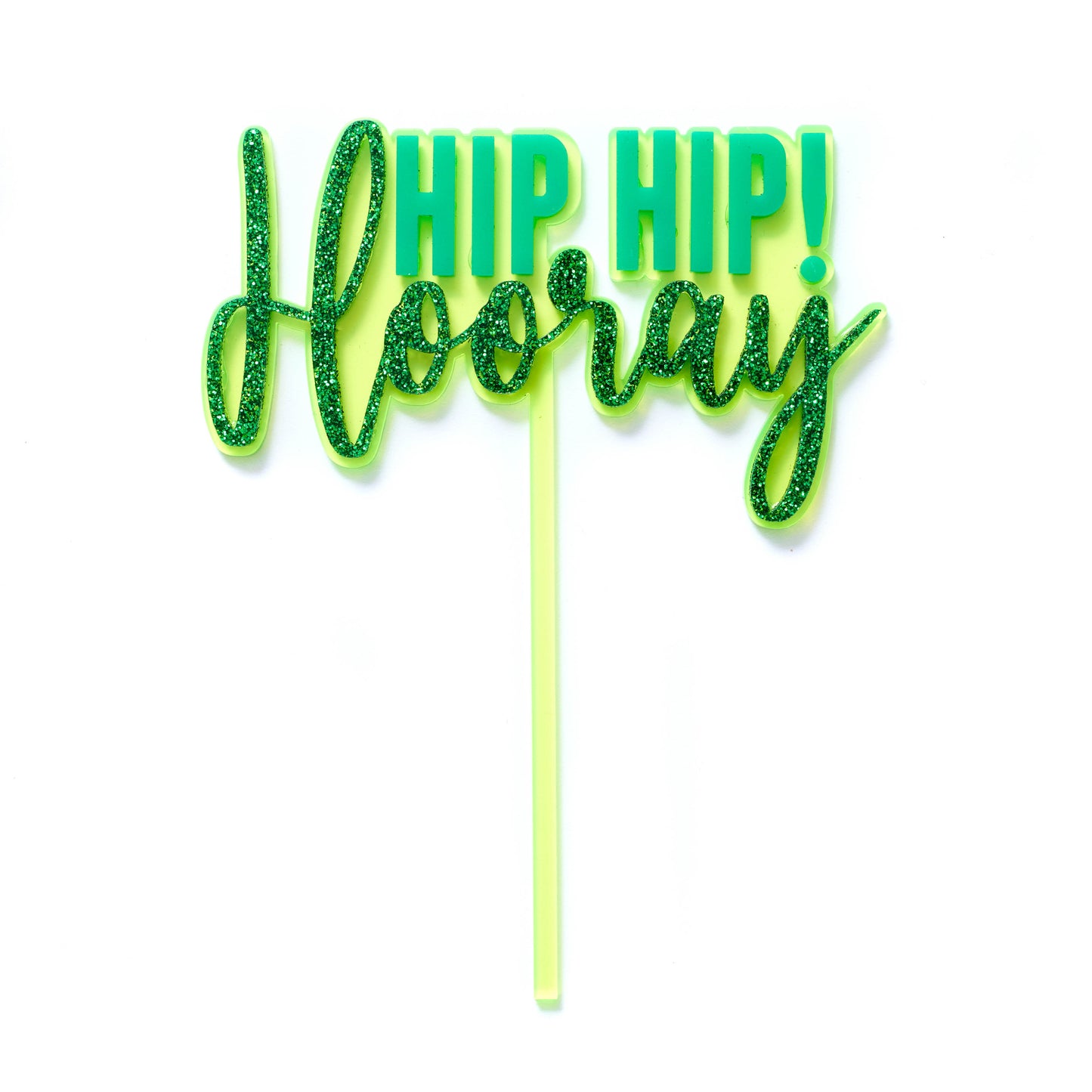 Hip Hip! Hooray Cake Topper