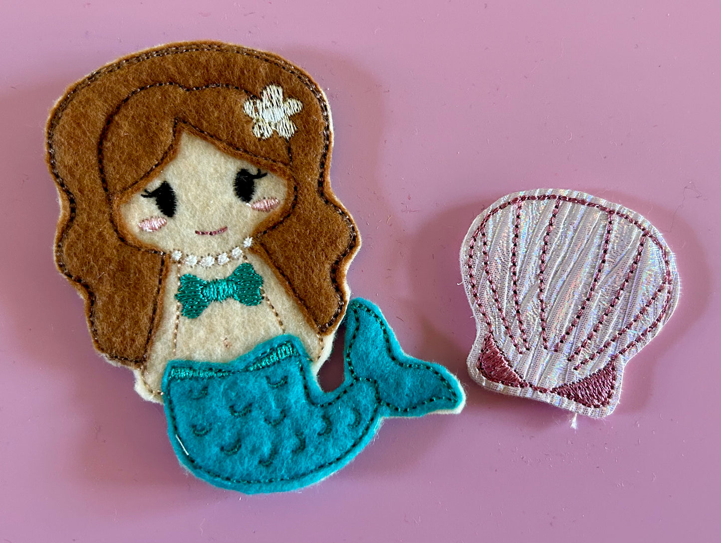 Pearl - Mermaid Feltie with Accessory